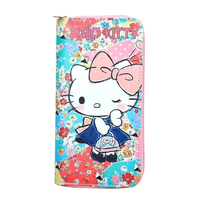 Sanrio Hello Kitty Coin Purse | Long Zipper Wallet for Everyday Use