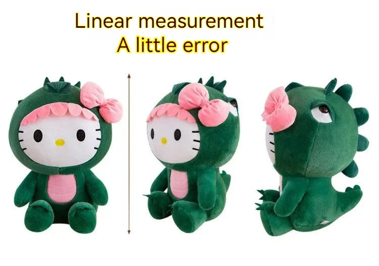Sanrio Hello Kitty Dinosaur Plush | Kawaii and Fun, Available in 35cm, 50cm, 65cm