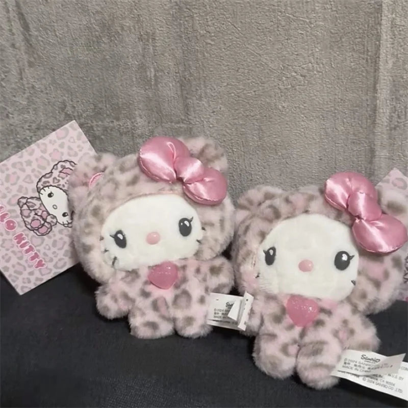 Sanrio Hello Kitty Keychain | Bold Leopard Print for a Chic Look"