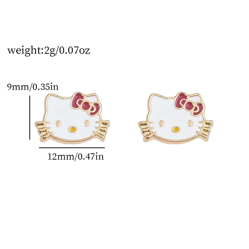 Sanrio Hello Kitty Necklace & Earrings Set – A Touch of Kawaii Magic