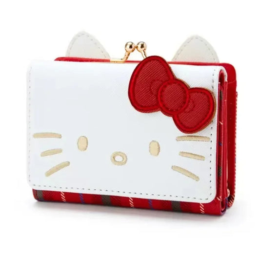 Sanrio Hello Kitty PU Leather Folding Wallet â Cute and Compact