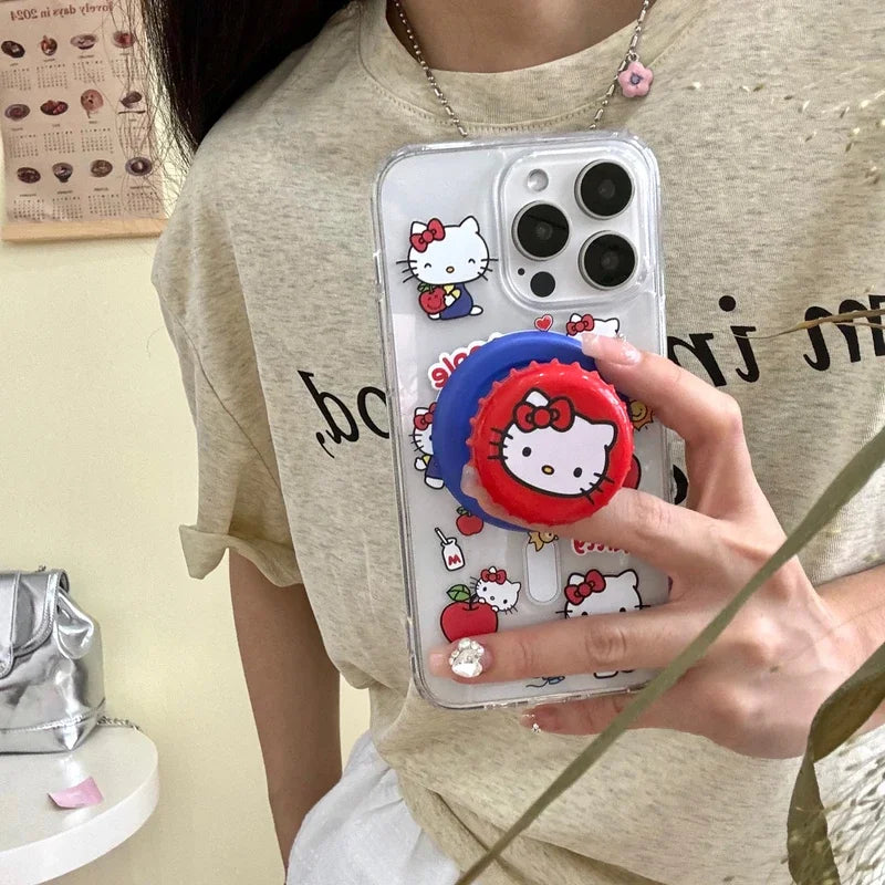 Sanrio Hello Kitty Phone Case with Magnetic Bracket | Cute & Protective