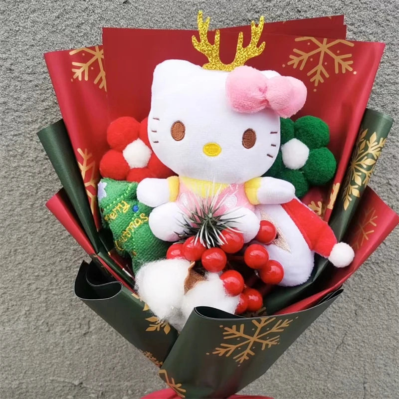 Sanrio Hello Kitty Plush Flower Bouquet | Christmas Special Edition