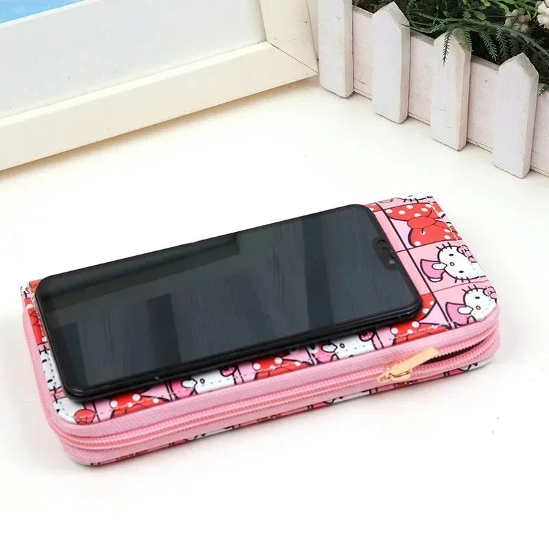 Sanrio Hello Kitty Wallet | Long Zipper Coin Purse