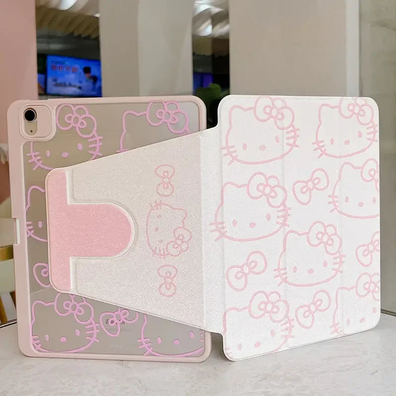 Sanrio Hello Kitty iPad Case with Pen Slot – Durable and Adorable