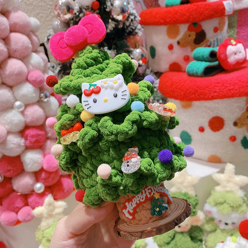 Sanrio Kawaii Hello Kitty Christmas Tree Festival Decor – Perfect Xmas Gift