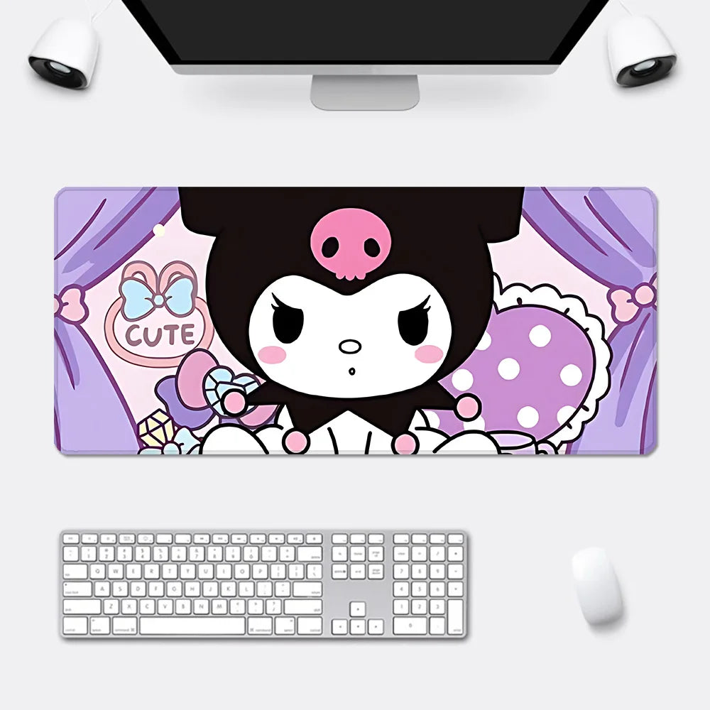 Sanrio Kuromi Desk Mat – Kawaii Purple Mousepad & Table Protector