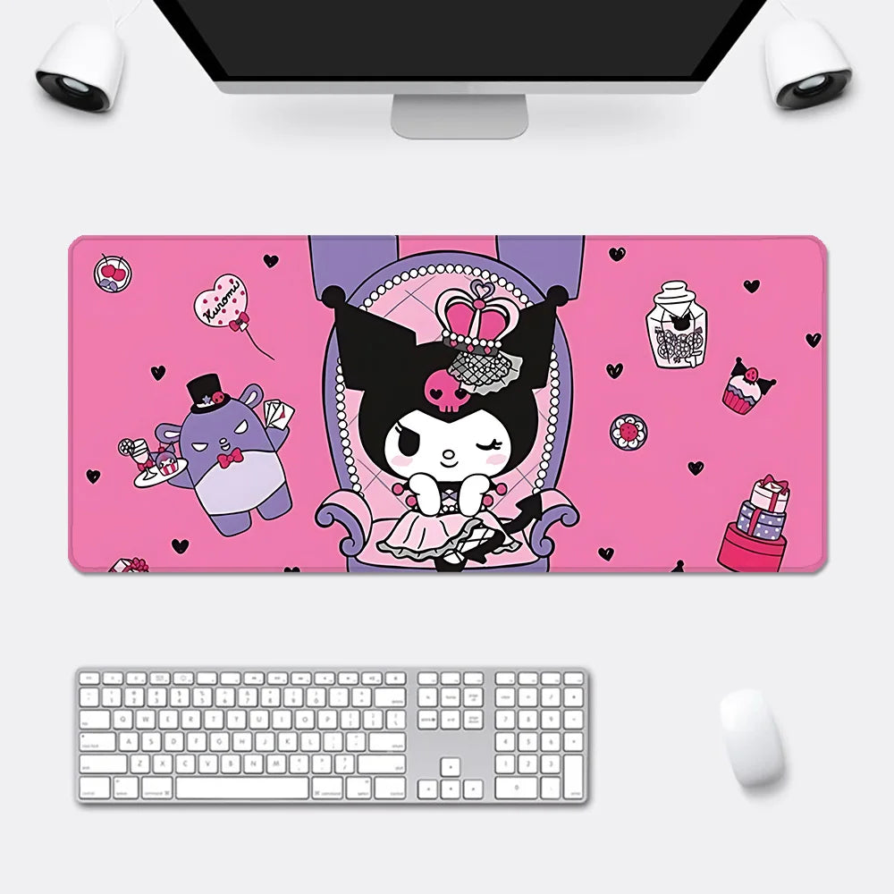 Sanrio Kuromi Desk Pad | Cute Pink Mousepad & Desk Mat
