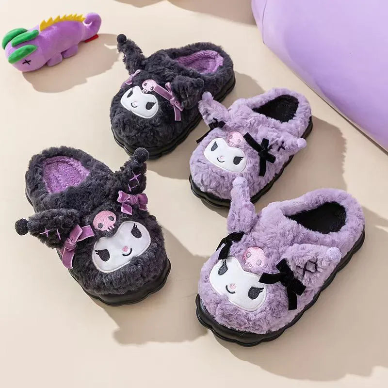 Sanrio Kuromi Home Slippers | Adorable Comfort for Your Feet