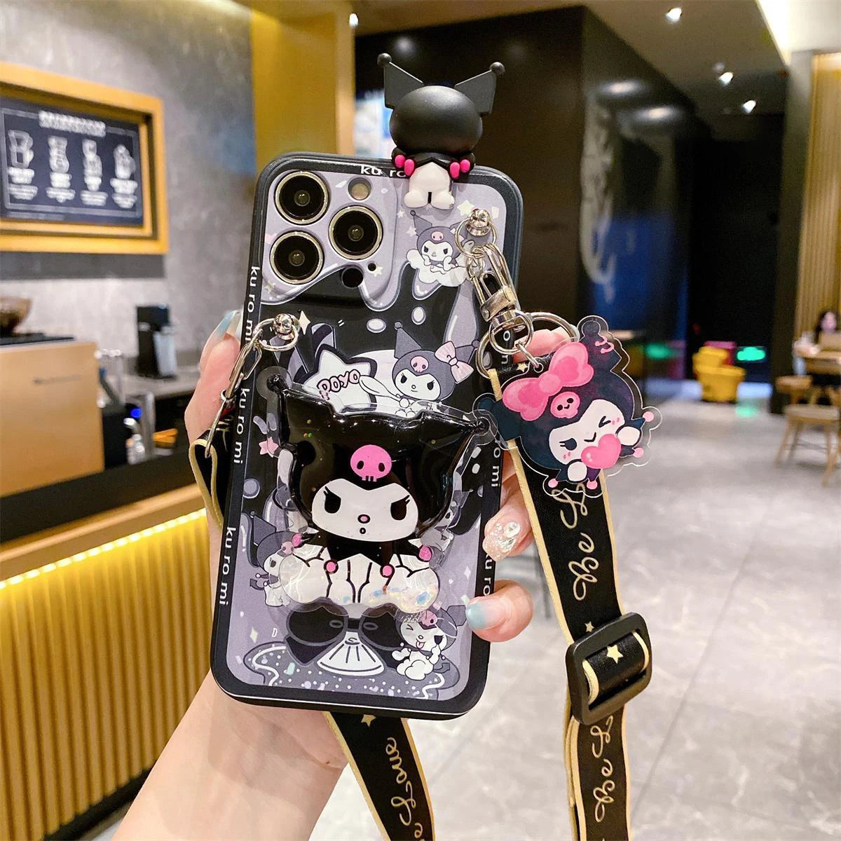 Sanrio Kuromi Phone Case | Soft Silicone Cover for iPhone