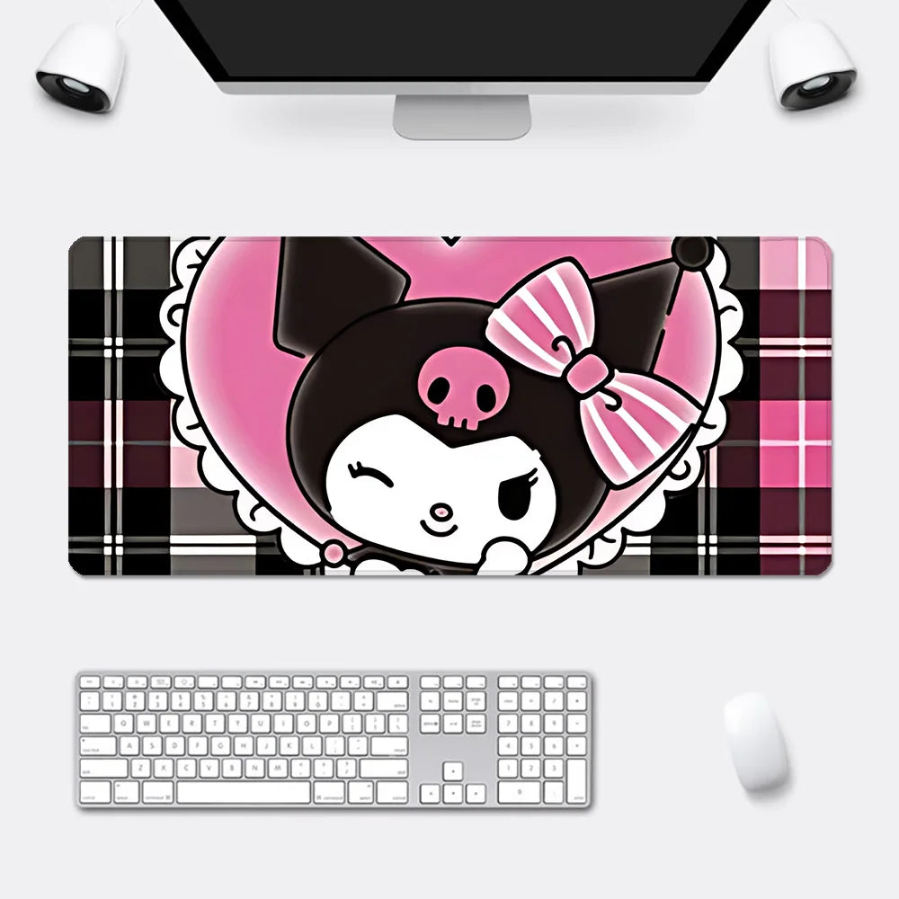 Sanrio Kuromi Pink Desk Mat – Oversized Mousepad & Table Protector