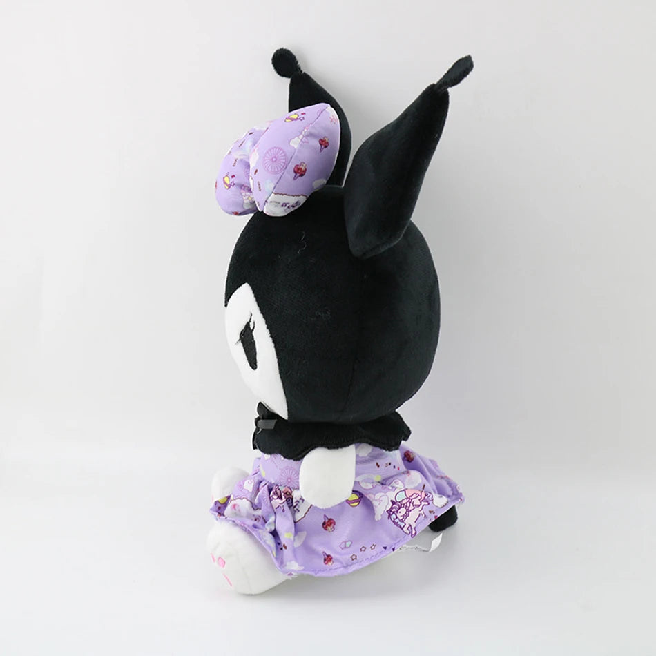 Sanrio Kuromi Plush (25cm) in Purple Lolita Princess Dress: A Charming Collectible