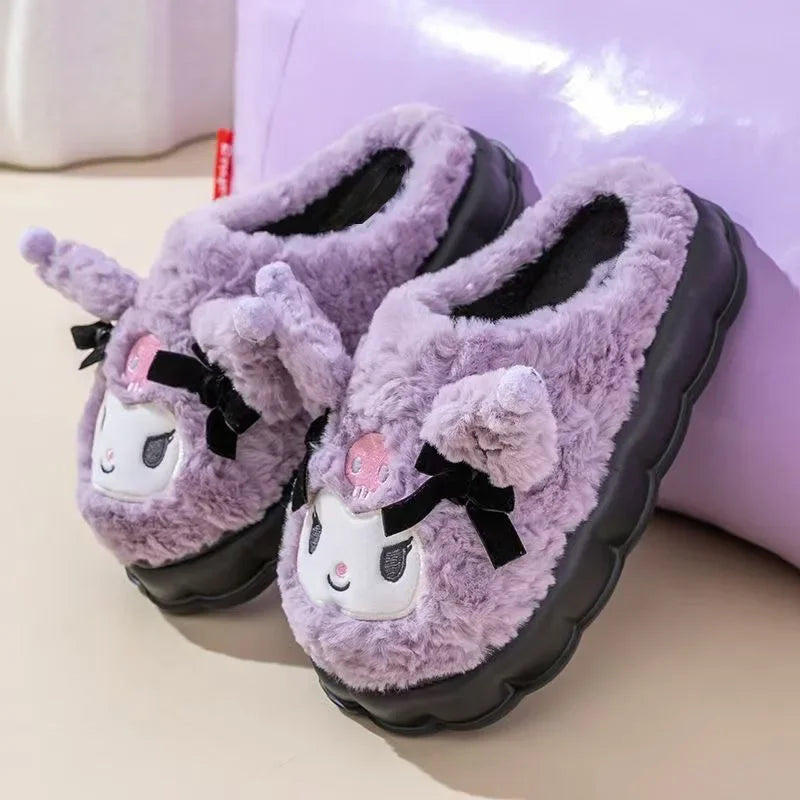 Sanrio Kuromi Purple Home Slippers | Cozy and Cute Footwear