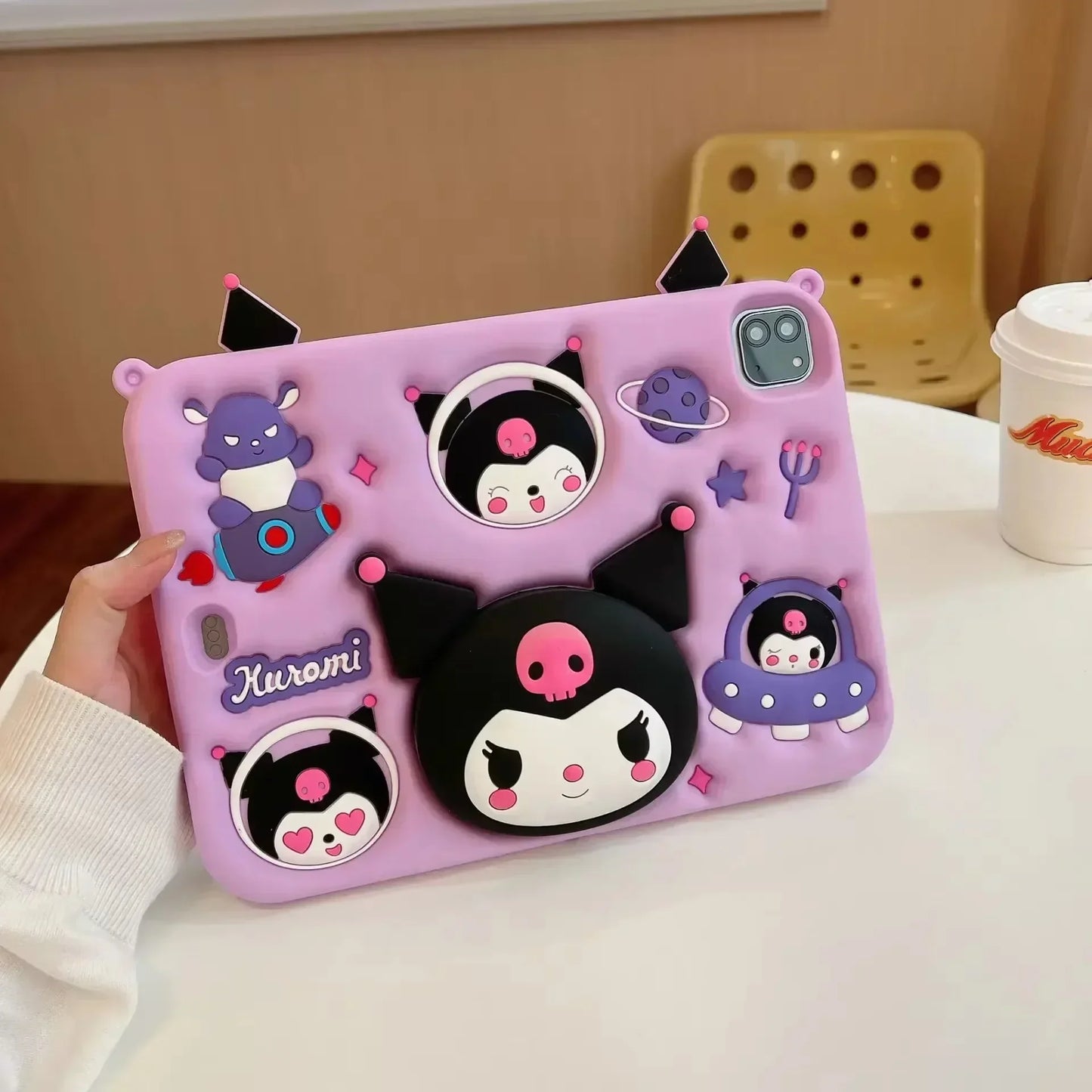 Sanrio Kuromi Silicone Protective Case for Samsung Galaxy Tab – Adorable & Durable
