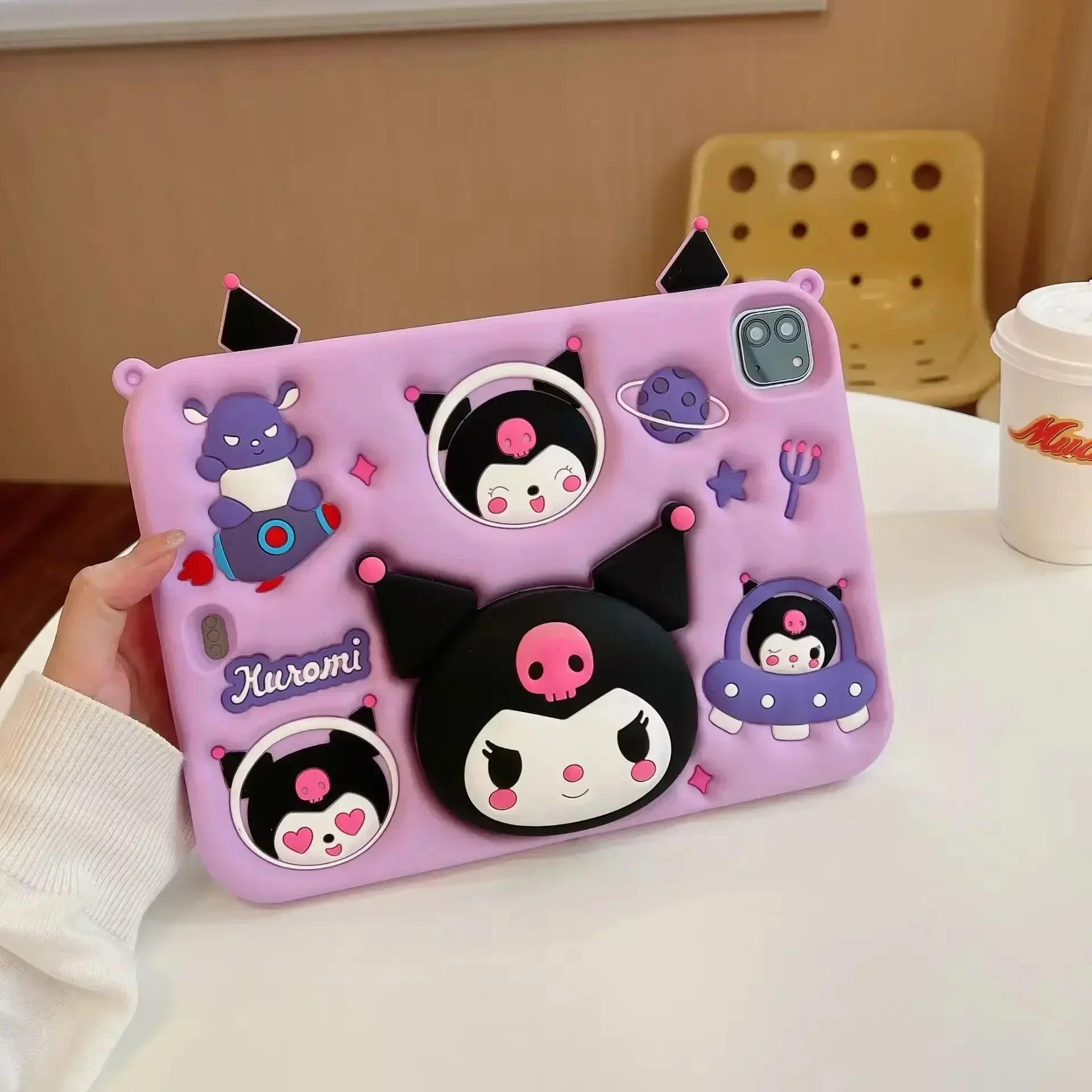 Sanrio Kuromi Silicone Protective Case for Samsung Galaxy Tab – Adorable & Durable