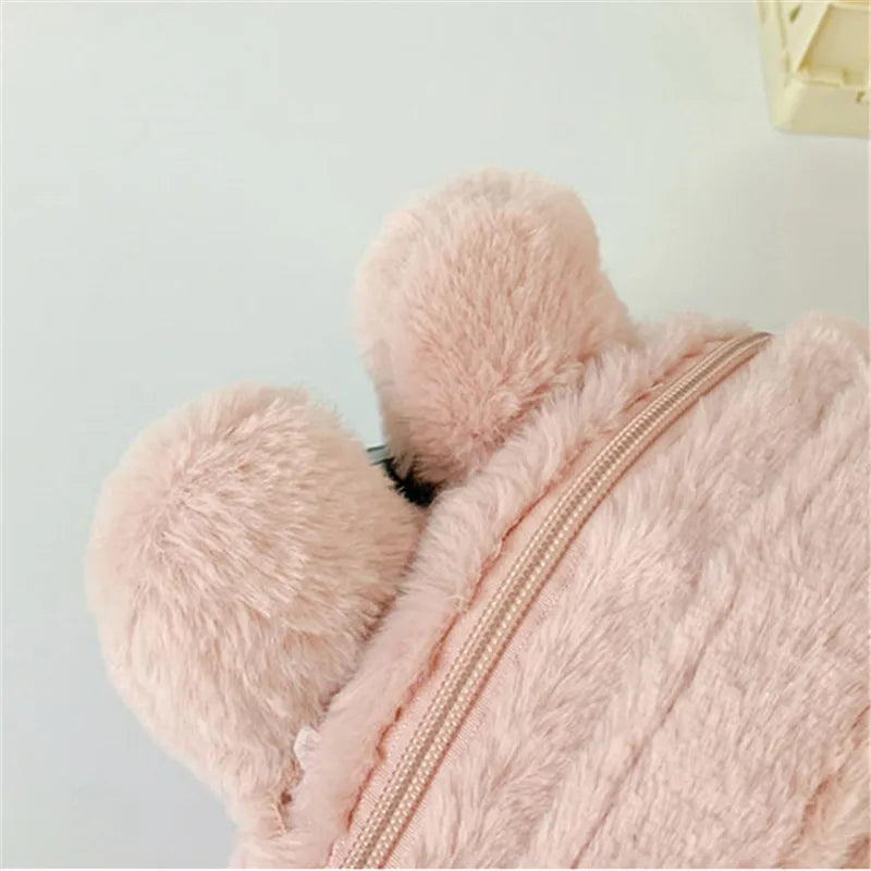 Sanrio My Melody Fluffy Makeup Bag – A Cute Kawaii Essential for Your Cosmetics