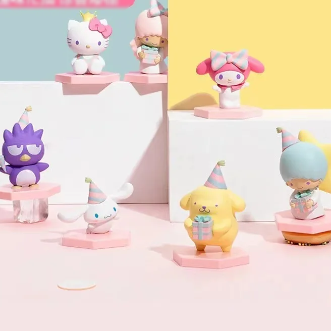 Sanrio Character 45th Anniversary Blind Box (Hello Kitty | My Melody | Pompompurin |Cinnamoroll |Bad Batz-Maru | Little Twin Stars)
