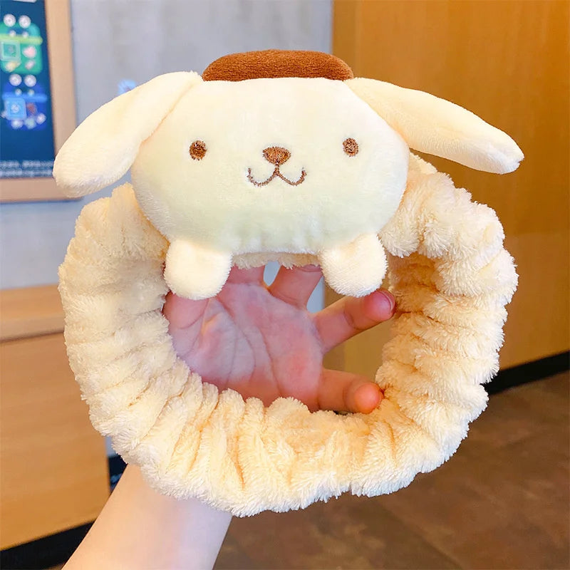 Sanrio Pompompurin Face Wash Makeup Hairband
