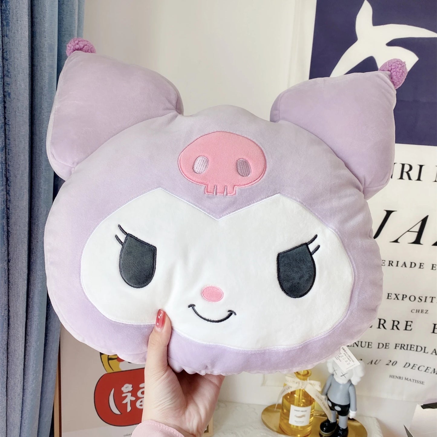 Soft Kuromi Plush Toy Cushion: Perfect for Relaxation