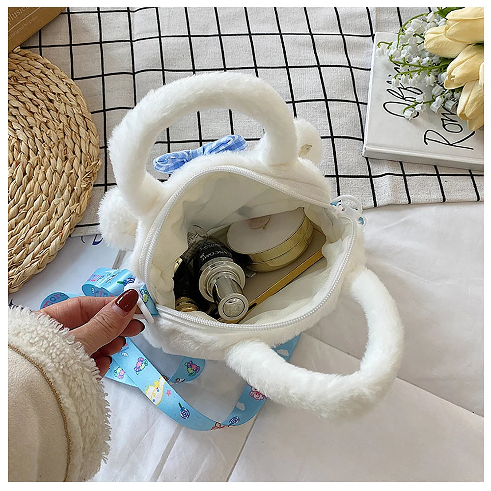 Soft and Kawaii Cinnamoroll Plush Shoulderbag