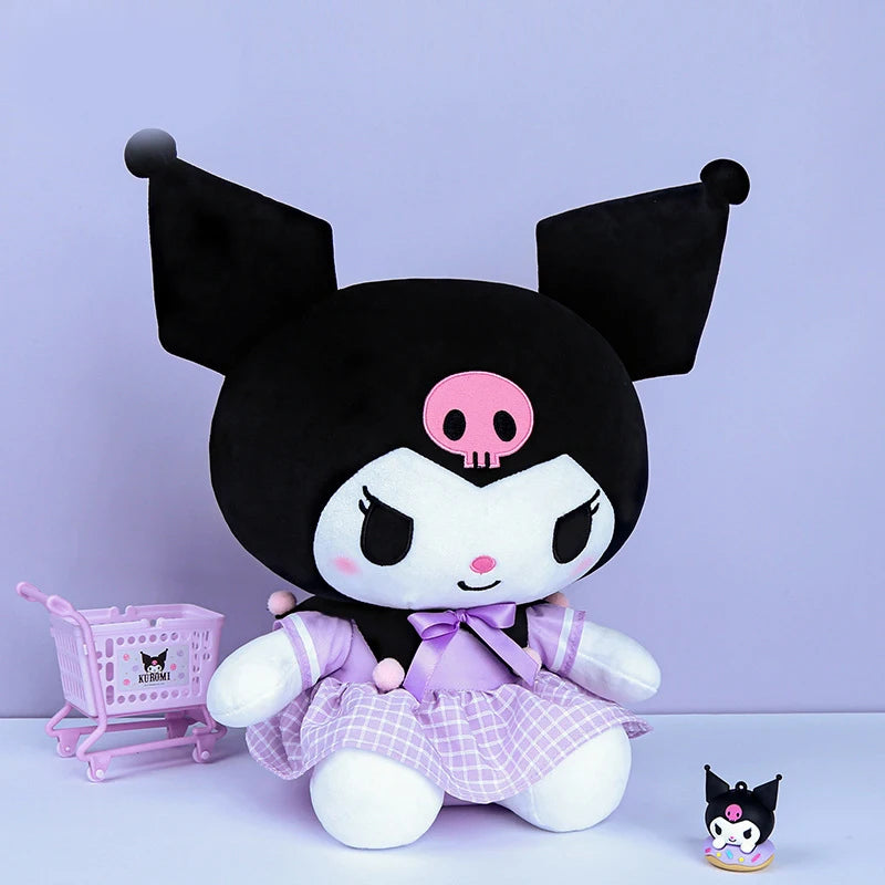 Black Kuromi Uniform Series Plush Toy