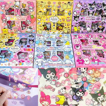 100pcs Sanrio Cartoon Waterproof Stickers – Perfect for Gifts
