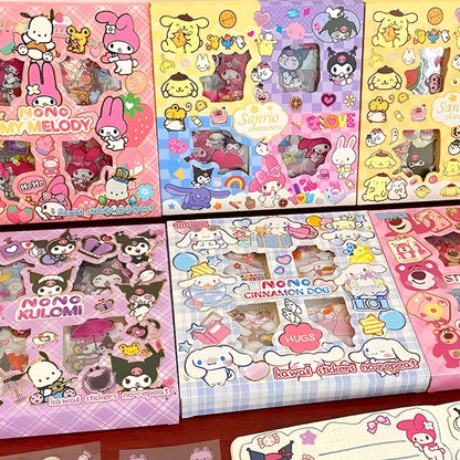 100pcs Sanrio Waterproof Stickers for Kids, Journals & DIY