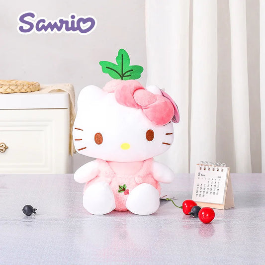 20cm Hello Kitty Plush Toy in Radish Costume | Sanrio Vegetable Series