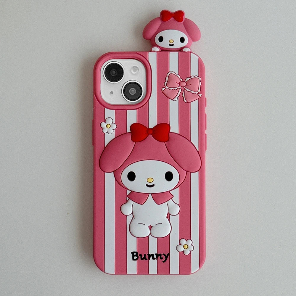 Adorabe My Melody Soft Silicone iPhone Case – Kawaii & Colorful
