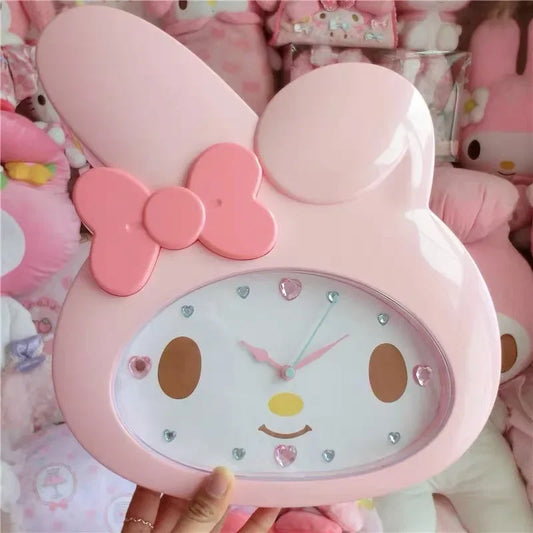 Adorable Bunny Time – My Melody Kids Room Clock