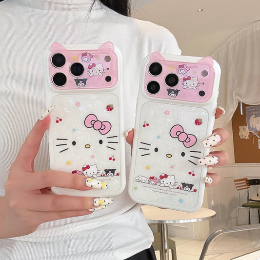 Adorable Hello Kitty Cat Ears Phone Case | Sanrio Kawaii Shockproof Case