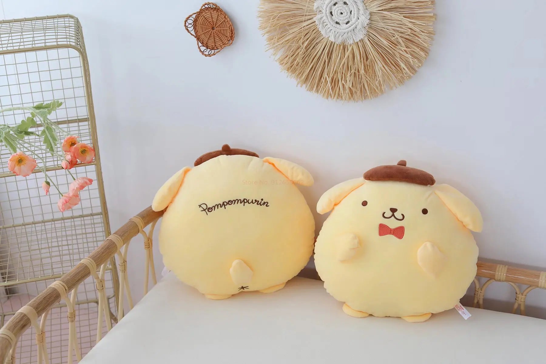 Adorable Pompompurin Plush – Sanrio Soft Stuffed Toy Cushion