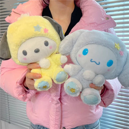 Adorable Sanrio Cinnamoroll Plush | Cozy Moon & Star Pajamas