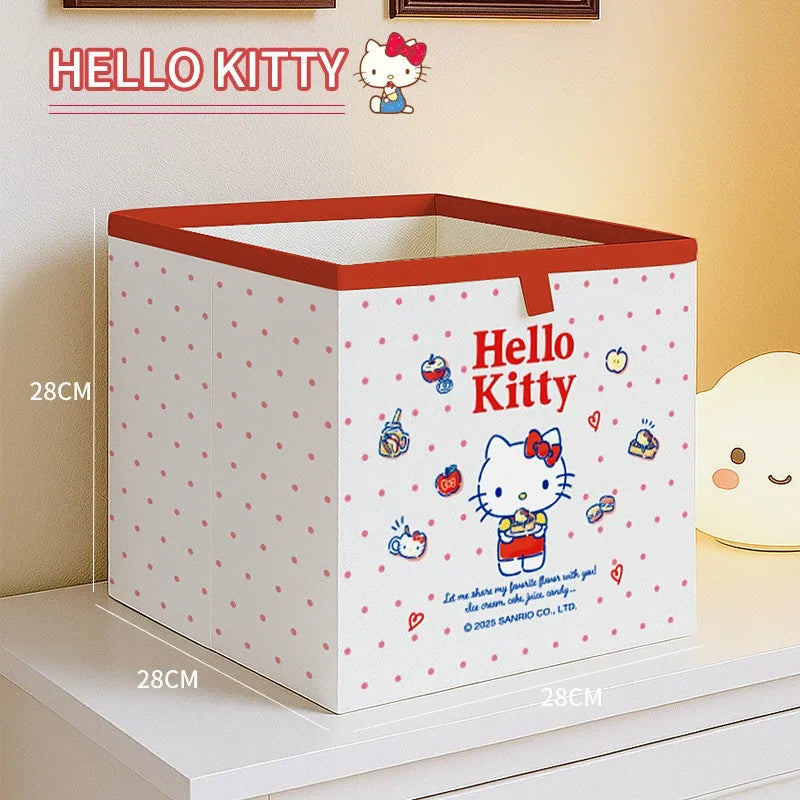 Adorable Sanrio Foldable Storage Box | Cute Character Storage Bag