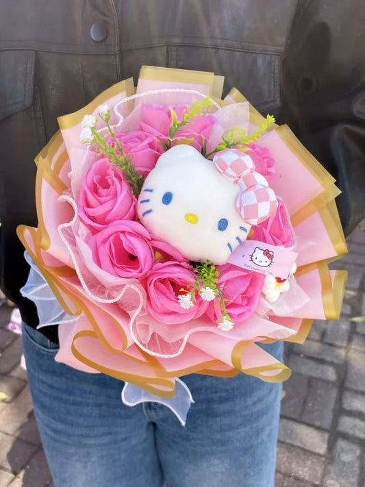Blossoms for Pink Kitty – A Floral Hello Kitty Moment