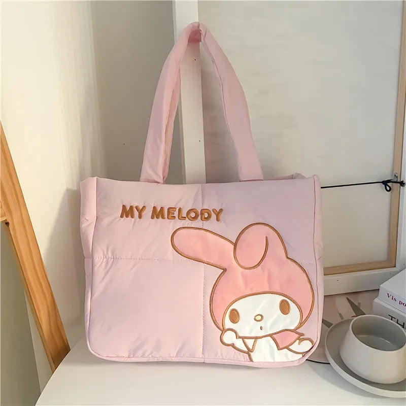 Charming My Melody Tote Bag | Sanrio Large Capacity Shoulder Bag