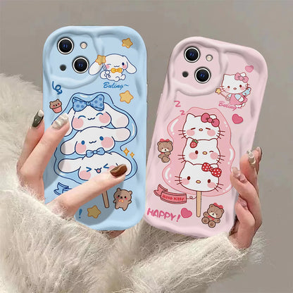 Charming Pink Lollipop Hello Kitty Wave Case – A Sweet Sanrio Touch!