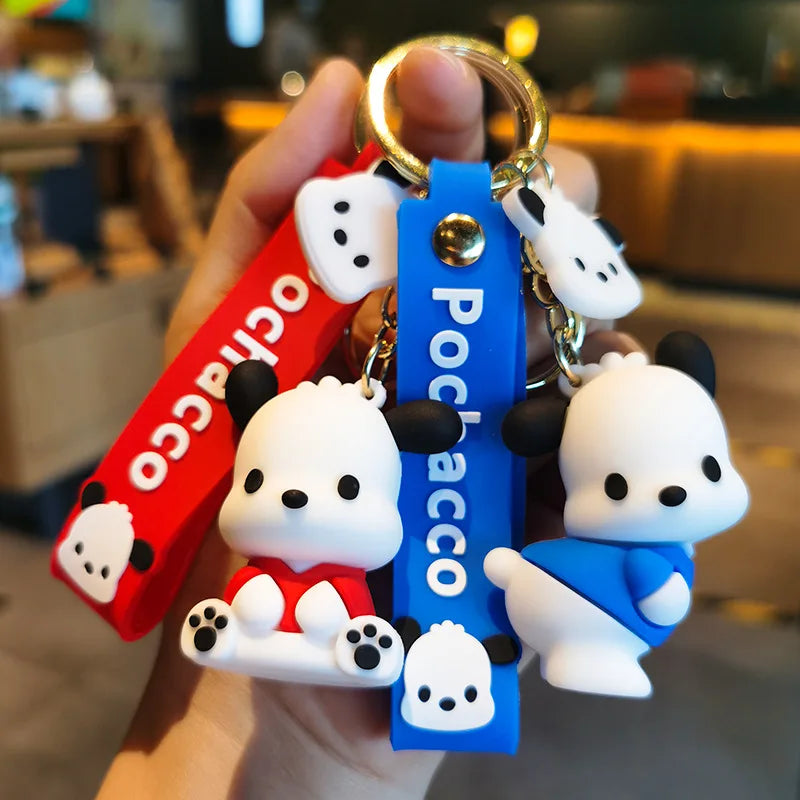 Charming Pochacco Keychain – Add a Touch of Cuteness to Your Bag!