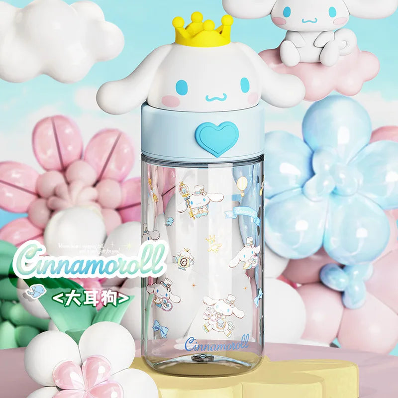 Cinnamoroll 500ml Transparent Bottle – Hydration Made Adorable