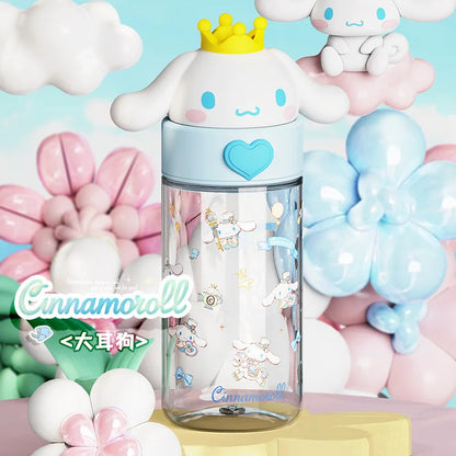 Cinnamoroll 500ml Transparent Bottle – Hydration Made Adorable