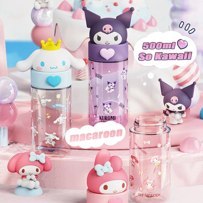 Cinnamoroll 500ml Water Bottle – Hydrate with Cuteness and Comfort