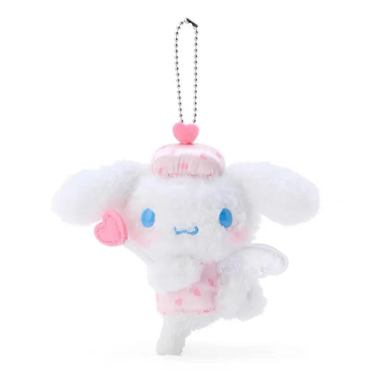 Cinnamoroll Angel Series Bag Pendant – Adorable Plush Doll with Girly Heart Design