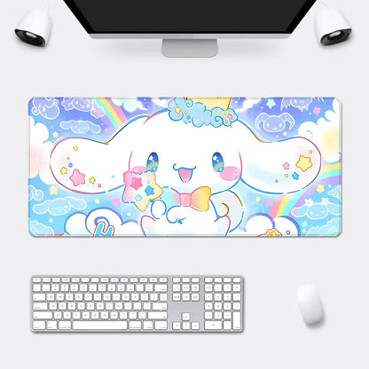 Cinnamoroll Color Splash Desk Mat – Kawaii Mousepad & Table Mat