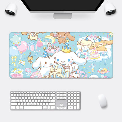 Cinnamoroll Colorful Desk Pad | Kawaii Mousepad & Keyboard Mat