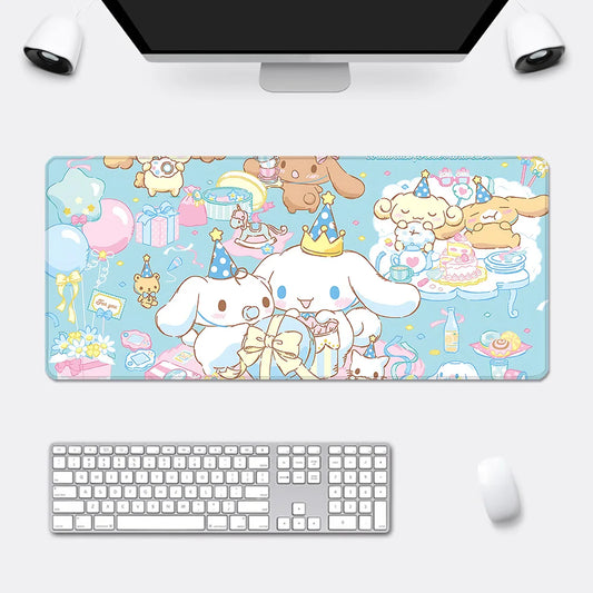 Cinnamoroll Colorful Desk Pad | Kawaii Mousepad & Keyboard Mat
