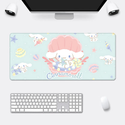 Cinnamoroll Desk Mat – Colorful Aesthetic Mouse & Keyboard Pad