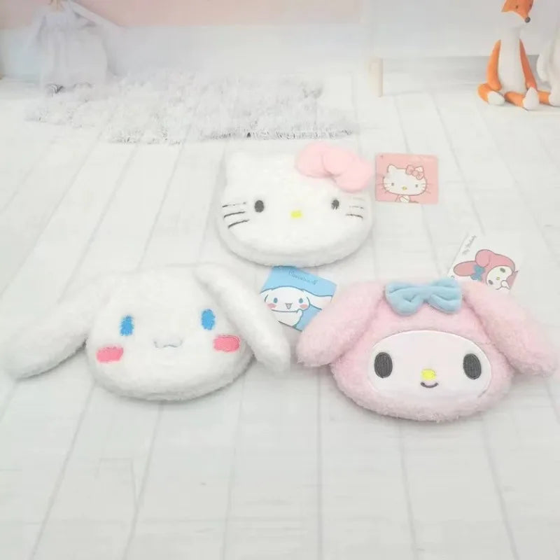 Cinnamoroll Plush Zipper Coin Purse – Soft, Adorable, and Perfect for Easy Storage