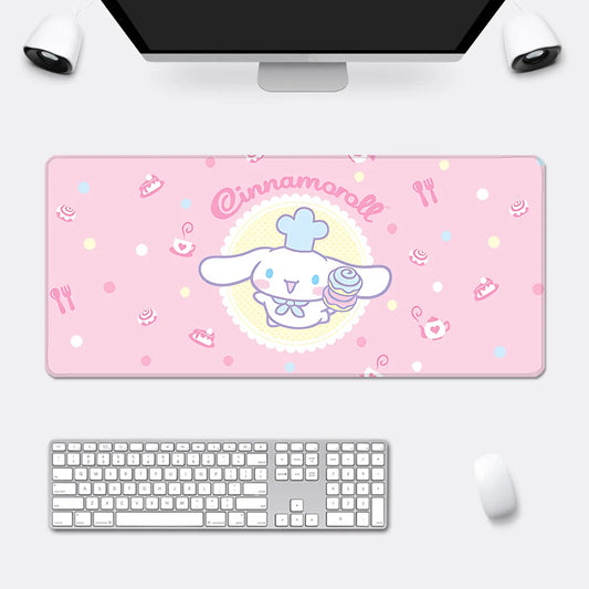 Cinnamoroll Rainbow Desk Mat – Vibrant Mouse & Keyboard Pad