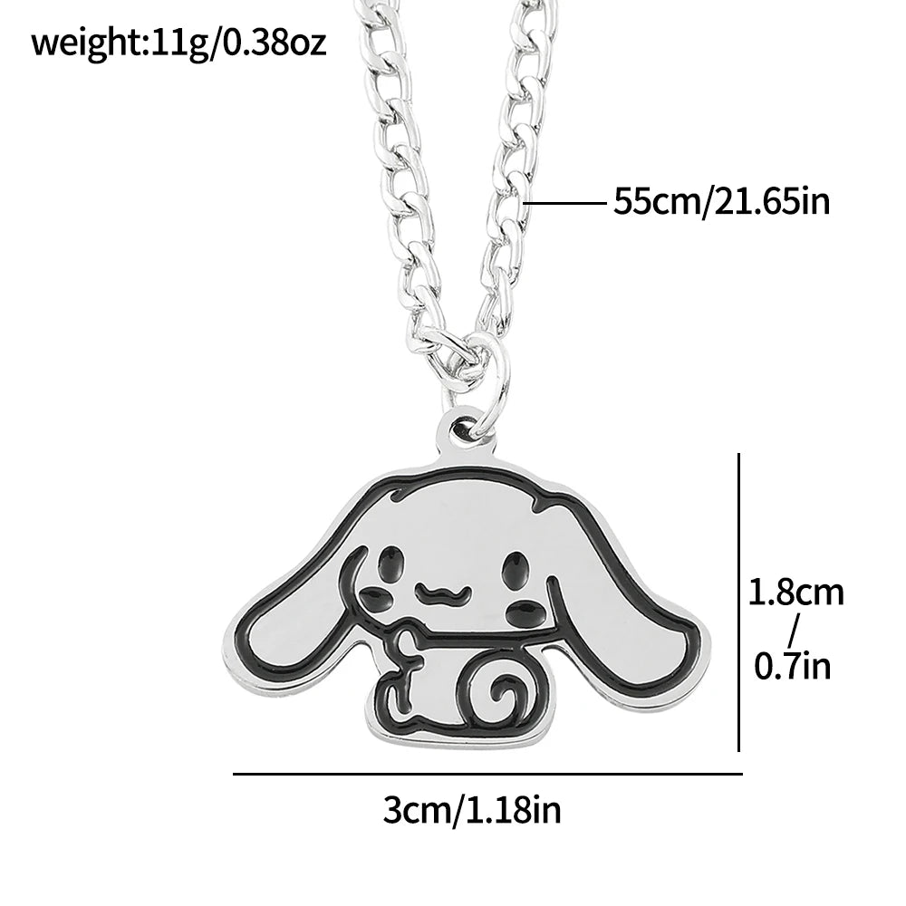Cinnamoroll Soft Cloud Heart Necklace – Kawaii Jewelry