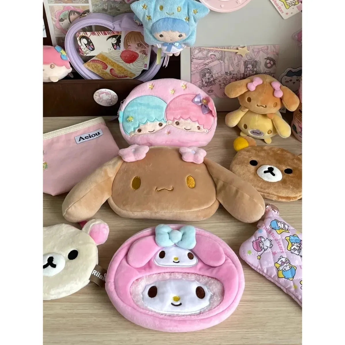 Cinnamoroll Soft Cocoa Cutie Pouch – Makeup & Pen